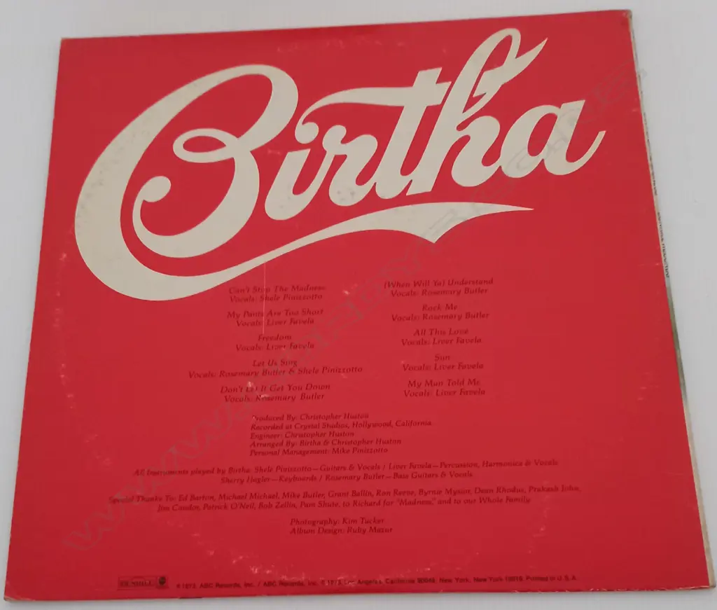 Birtha, Can't Stop The Madness Image 1++